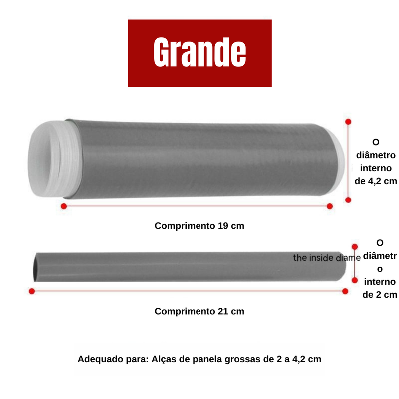 Luva de isolamento antiderrapante artesanal