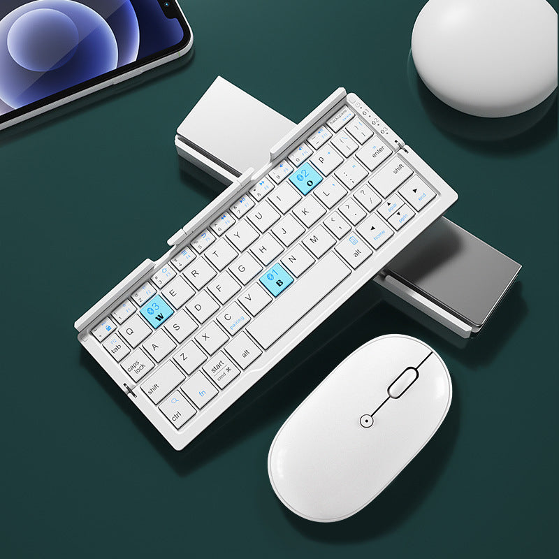 Mini Teclado Bluetooth Dobrável