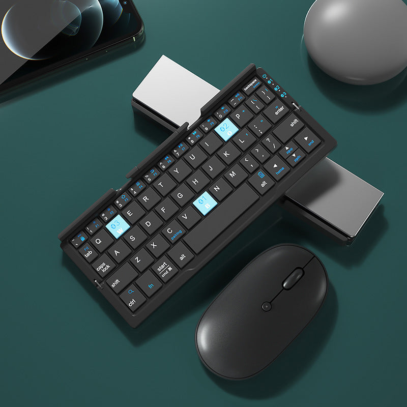 Mini Teclado Bluetooth Dobrável